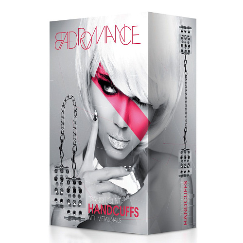 Прозрачные наручи с металлическими вставками Shots Media BV BAD013