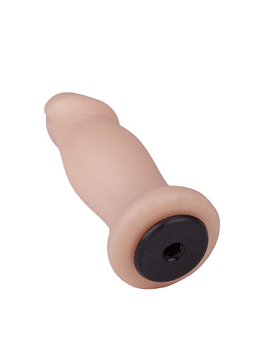 Анальный фаллоимитатор телесного цвета с ярко выраженной головкой LOVETOY (А-Полимер) 448000 (14 см)