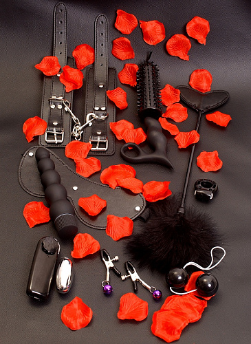 Элегантный набор чёрных вибраторов AMAZING PLEASURE Toy Joy 3006010078