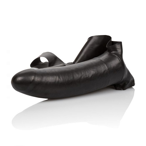 Чёрный страпон для оральной стимуляции California Exotic Novelties The Original Accommodator Latex Dong SE-1514-03-3