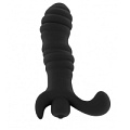 Чёрный вибромассажёр простаты Shots Media BV SONO No.26 SON026BLK (11,3 см)