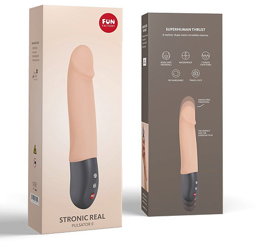 Телесный пульсатор Fun Factory Stronic Real 4128804 (20 см)