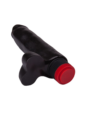 Чёрный вибратор-реалистик LOVETOY (А-Полимер) 412000 (16,6 см)