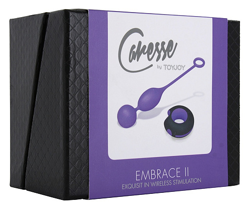 Фиолетовое виброяйцо с дистанционным управлением Toy Joy EMBRACE II REMOTE CONTROL EGG 3006010094 (10 см)