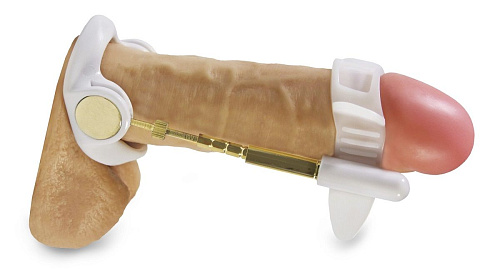 Бело-золотой экстендер для мужчин AndroPlus DP0001