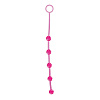Розовая анальная цепочка с 5 шариками Toyz4lovers JAMMY JELLY ANAL 5 BEADS PINK T4L-00700725 (38 см)