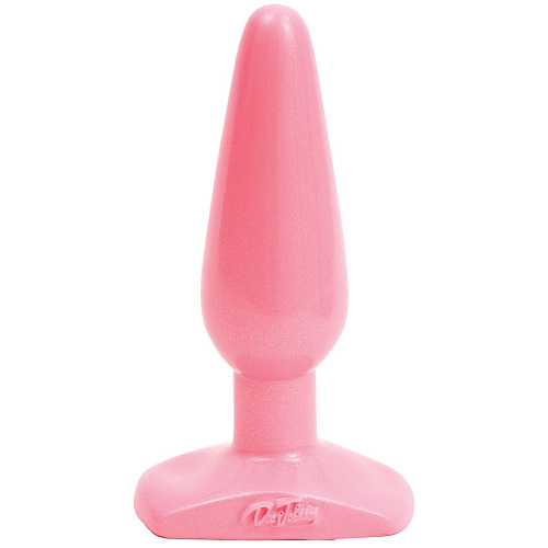 Розовая пробка для анальной стимуляции Doc Johnson HOT PINK 0244-12-CD (12,3 см)