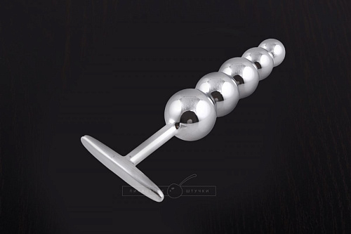 Металлическая анальная пробка Пикантные штучки DP395 (15,5 см)