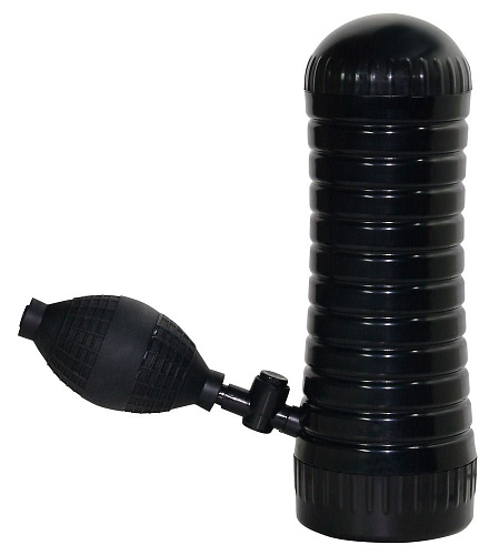 Чёрный мастурбатор с помпой Orion Pussy to go pump 0502596