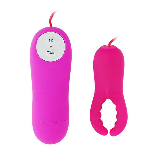 Вибростимулятор розового цвета для массажа клитора Baile Mini Love BI-014138