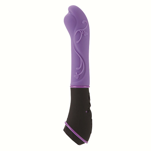 Фиолетовый вибромассажёр из силикона California Exotic Novelties TANTRIC AURA MASSAGER SE-2070-20-3 (15 см)