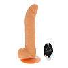 Телесный вибратор с присоской и дистанционным управлением Dream Toys PURRFECT SILICONE DELUXE REMOTE VIBE 8IN 21028 (20 см)