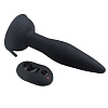 Чёрный анальный вибростимулятор Howells Remote Control Anal Plug 188300black (17,5 см)