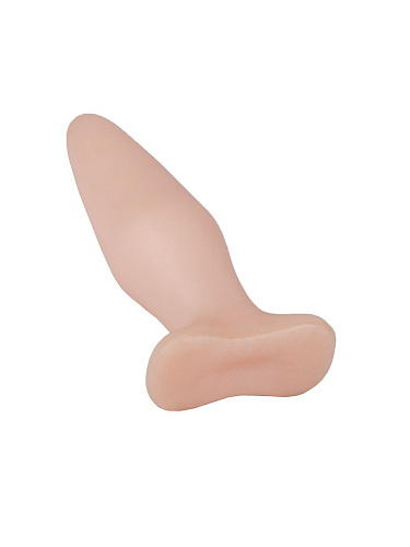 Конусообразная пробка телесного цвета LOVETOY (А-Полимер) 443500 (14 см)