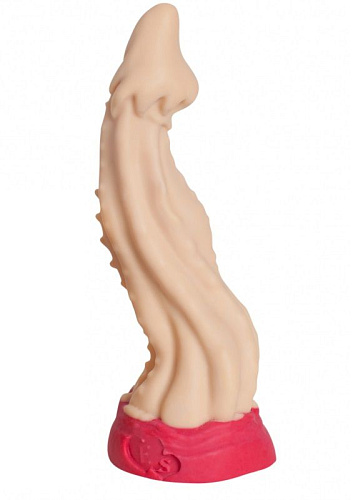 Телесный фантазийный фаллоимитатор Erasexa «Песчаная змея» Small zoo97 (21 см)