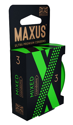 Презервативы в железном кейсе Maxus Mixed №3 (3 шт)