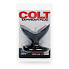 Анальная пробка-расширитель в чёрном цвете California Exotic Novelties COLT Expander Plug Medium SE-6871-10-2 (9 см)