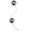 Серебристые вагинальные шарики NMC LITTLE FRISKY LOVE BALLS SILVER 150193