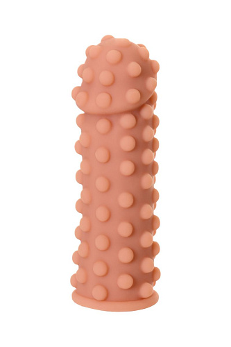 Насадка на фаллостелесного цвета с бугорками по поверхности KOKOS Extreme Sleeve 002 ES.002-M (14,7 см)