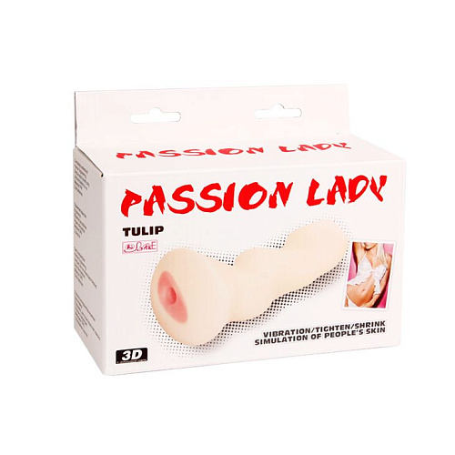 Телесный, волнообразный мастурбатор Baile Tulip BM-009162-1002