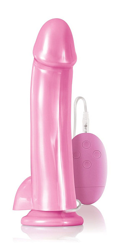 Розовый вибратор с пультом управления NS Novelties Sugardaddy NSN-0420-14 (20,3 см)
