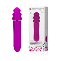 Лиловый вибромассажёр-ротатор с рельефной массирующей головкой Baile BI-014339-0602