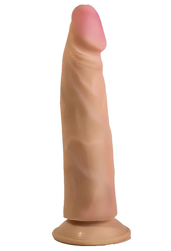 Реалистичный дилдо телесного цвета на присоске-подошве LOVETOY (А-Полимер) 818406 (18,5 см)