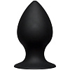 Чёрная анальная пробка Doc Johnson Kink Ace Silicone Plug 4.5 2401-17-BX (11,43 см)