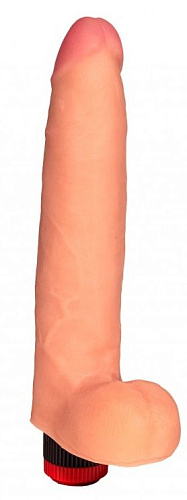 Телесный реалистичный вибратор Сумерки богов №74 3202-74 BX DD (22,5 см)