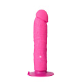Розовый вибратор-реалистик на присоске Dream Toys PURRFECT SILICONE ONE TOUCH 21261 (20 см)