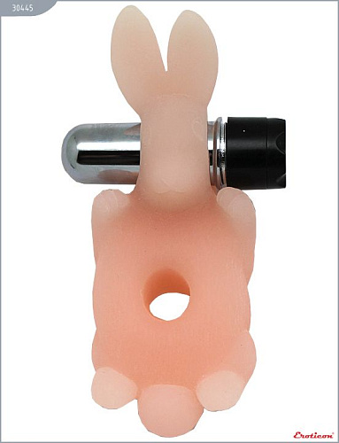 Телесное эрекционное виброкольцо «Моя прелесть» Eroticon 30445