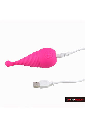 Розовый стимулятор клитора и наружных эрогенных зон Tokio Design Maro Kawaii 1 TD-1308