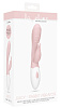 Розовый вибратор со стимулятором клитора Shots Media BV Juicy Rabbit LOV017PNK (19,5 см)