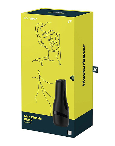 Мастурбатор чёрного цвета Satisfyer Men Classic Black J80017-2