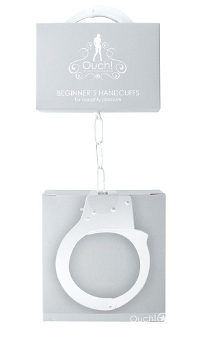 Белые наручники Shots Media BV OUCH! White OU001WHT