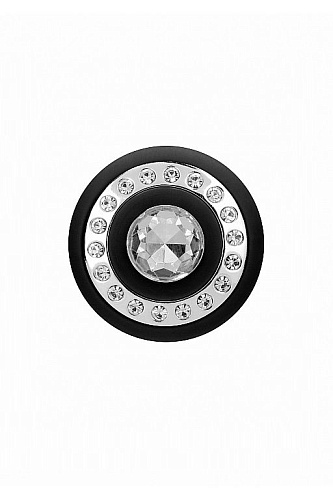 Чёрный вибромассажёр для точки G Shots Media BV Glimmer DIS003BLK (20,5 см)