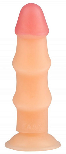Телесный реалистичный рельефный фаллоимитатор Сумерки богов 1015-66 BX DD (21,5 см)