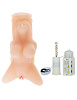 Телесный мастурбатор-вагина «Женское тело» с виброэлементом Eroticon 30212