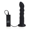 Чёрный страпон с вибрацией California Exotic Novelties 10-FunctionSilicone Love Rider Thruster SE 1498-35-3 (17,7 см)
