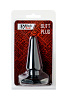 Чёрная анальная втулка ToyFa 901303-5 (10,5 см)