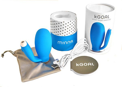 Нежно-голубой тренажёр для укрепления мышц тазового дна Minna Life kGoal