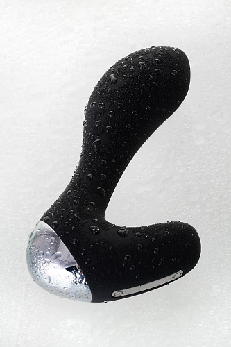 Чёрный вибромассажёр простаты с пультом ДУ Nalone Pro-P VS-VR50-1