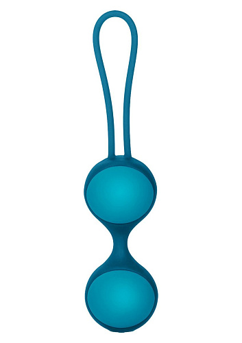 Бирюзовые вагинальные шарики Jopen MINI STELLA II KEGEL BALLS JO-8019-05-3