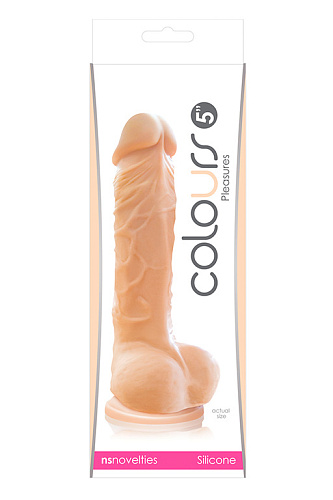 Реалистичный фаллоимитатор телесного цвета NS Novelties Colours Pleasures 5 Dildo NSN-0405-11 (17 см)