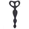 Чёрная анальная цепочка Toyz4lovers ANAL ANCHOR SILICONE T4L-00700923 (16,5 см)