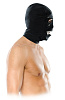 Чёрная маска-шлем на лицо с замком Pipedream PD3717-23