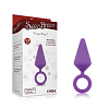 Фиолетовая анальная пробка с кольцом Chisa Candy Plug S CN-101463549 (7,1 см)