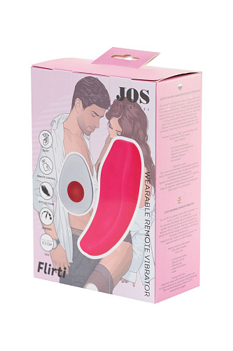 Розовый вибратор для ношения в трусиках JOS FLIRTY 782022