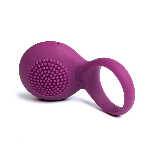 Фиолетовое перезаряжаемое эрекционное виброкольцо Svakom Tyler SRING-01-VLT