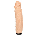 Телесная насадка-фаллос с пышными венами LOVETOY (А-Полимер) 200500 (19,5 см)